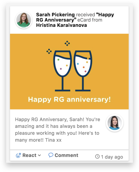 screenshot of Reward Gateway